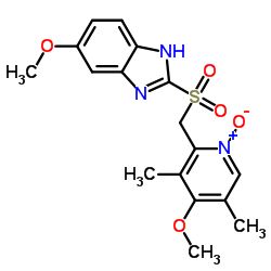 Omeprazole Sulfone N-Oxide Structure
