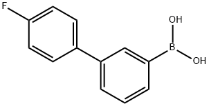 3-(4-氟苯基)苯硼酸结构式