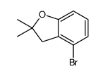 4-bromo-2,2-dimethyl-3H-1-benzofuran结构式