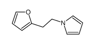 1-[2-(furan-2-yl)ethyl]pyrrole结构式
