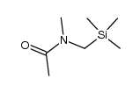 N-Methyl-N-[(trimethylsilyl)methyl]acetamide Structure