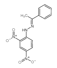 Ethanone, 1-phenyl-,2-(2,4-dinitrophenyl)hydrazone Structure