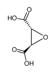 (2S,3S)-2,3-Epoxysuccinic acid Structure