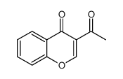 3-acetylchromen-4-one Structure