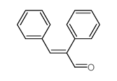 Benzeneacetaldehyde, a-(phenylmethylene)-, (aE)-结构式