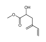 methyl 2-hydroxy-4-methylidenehex-5-enoate Structure