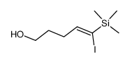 (4Z)-5-iodo-5-trimethylsilanyl-pent-4-en-1-ol Structure