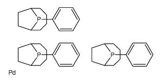 palladium,9-phenyl-9-phosphabicyclo[4.2.1]nonane Structure