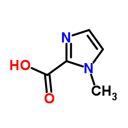 1-甲基-1H-咪唑-2-羧酸结构式