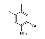 2-溴-4,5-二甲基苯胺结构式