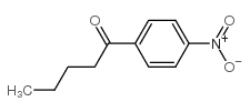 1-(4-硝基苯基)-1-戊酮结构式