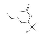 3-acetoxy-2-methyl-heptan-2-ol结构式