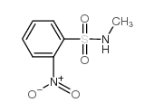 N-甲基-2-硝基苯磺酰胺结构式