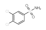 3,4-二氯苯磺酰胺结构式
