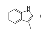 2-iodo-3-methyl-1H-indole Structure