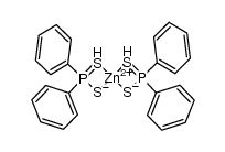 bis(diethyldithiophosphinato)zinc Structure