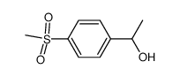 1-(4-(甲基磺酰基)苯基)乙醇结构式