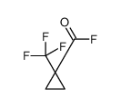 Cyclopropanecarbonyl fluoride, 1-(trifluoromethyl)- (9CI)结构式