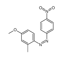 (4-methoxy-2-methylphenyl)-(4-nitrophenyl)diazene Structure