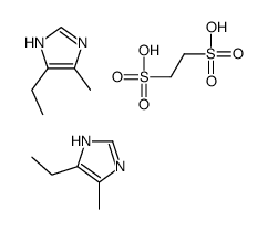 ethane-1,2-disulfonic acid, 4-ethyl-5-methyl-1H-imidazole Structure