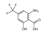 2-amino-6-hydroxy-4-(trifluoromethyl)benzoic acid Structure
