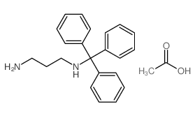 N1-TRITYLPROPANE-1,3-DIAMINE ACETATE structure