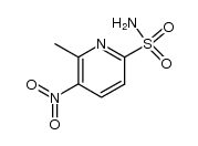 6-methyl-5-nitro-2-pyridinesulfonamide结构式