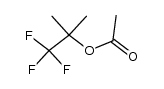 acetic acid-(2,2,2-trifluoro-1,1-dimethyl-ethyl ester) Structure