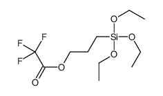 3-triethoxysilylpropyl 2,2,2-trifluoroacetate结构式