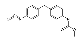 methyl (4-(4-isocyanatobenzyl)phenyl)carbamate Structure