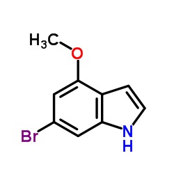 6-溴-4-甲氧基-1H-吲哚结构式