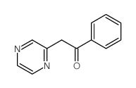 1-苯基-2-吡嗪-2-乙酮结构式