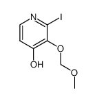 2-iodo-3-(methoxymethoxy)pyridin-4-ol Structure