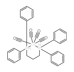 carbon monoxide,chromium,3-diphenylphosphaniumylpropyl(diphenyl)phosphanium Structure