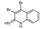 3,4-dibromoquinolin-2-amine Structure