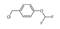 1-(氯甲基)-4-(二氟甲氧基)苯结构式