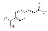 1-异丙基-4-(2-硝基乙烯基)苯结构式