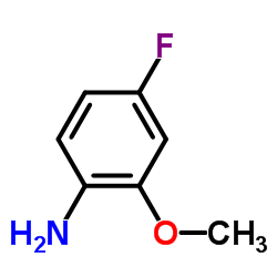 4-氟-2-甲氧基苯胺结构式