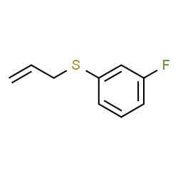 1-(Allylsulfanyl)-3-fluorobenzene结构式