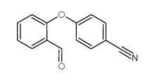 4-(2-甲酰基苯氧基)苯甲腈结构式