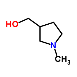 (1-甲基吡咯烷-3-基)甲醇结构式