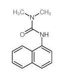 Urea,N,N-dimethyl-N'-1-naphthalenyl-结构式