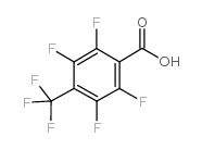 2,3,5,6-四氟-4-三氟甲基苯甲酸结构式