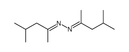 bis-(1,3-dimethyl-butylidene)-hydrazine Structure