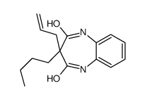 3-butyl-3-prop-2-enyl-1,5-dihydro-1,5-benzodiazepine-2,4-dione结构式