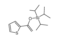 2-[1-tri-isopropylsilyloxy-vinyl]-thiophene结构式