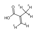 methacrylic acid-d5结构式