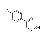 3-hydroxy-1-(4-methoxyphenyl)propan-1-one结构式