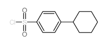 4-CYCLOHEXYLBENZENE-1-SULFONYL CHLORIDE Structure
