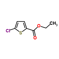 5-氯硫代苯-2-甲酸乙酯结构式